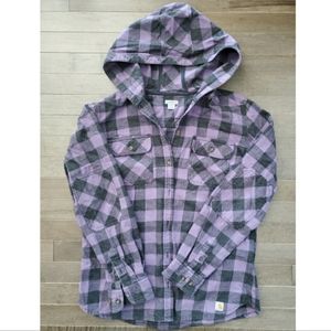 Carhartt Hooded Plaid Button Down
